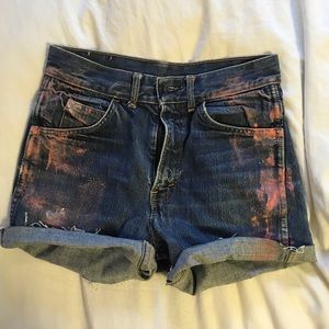 Vintage Paint Levi’s Cutoffs Sz 23/24